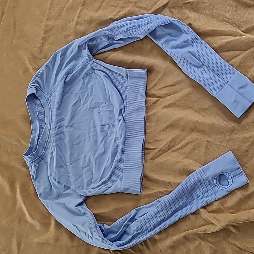 Long-sleeved Spandex Workout Top
